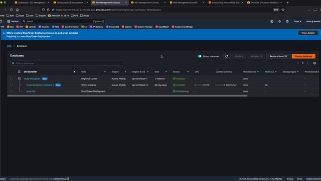 Demo Cấu Hình RDS Blue Green Deployment trên Amazon Aurora MySQL | Re:invent Recap 2022 смотреть онлайн