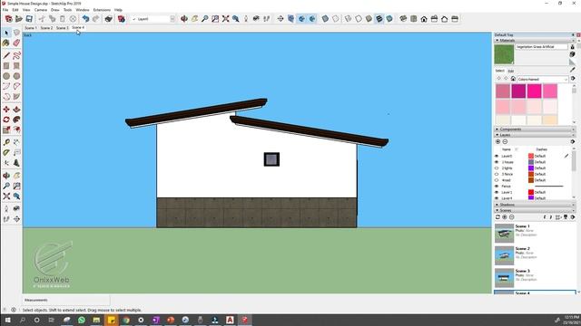 Sketchup Tutorial - How to Export Your 3D Model in .DWG Format смотреть онлайн