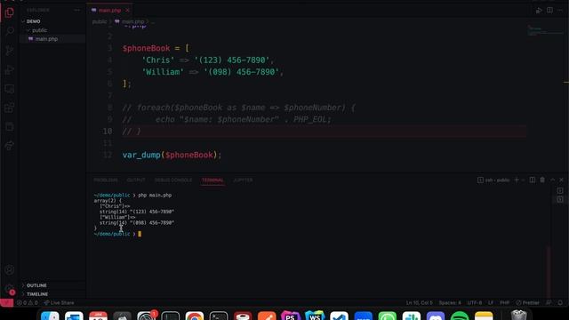 Intro to PHP: associative arrays смотреть онлайн