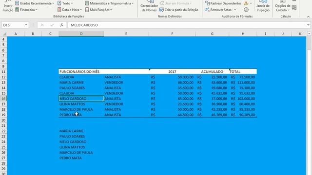 Excel FUNÇÃO UNICO LINHAS Excel 2019 смотреть онлайн