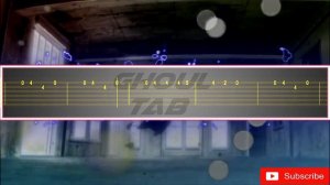 Bleach - Opening 13 | Ranbu no Melody (Guitar Tab 譜 Tutorial)