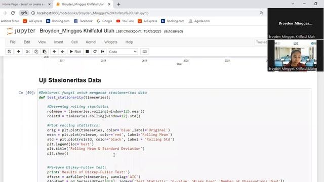 Prediksi Harga Saham PT Telkom Menggunakan Metode ARIMA (Auto ARIMA) di Jupyter Notebook | Python смотреть онлайн