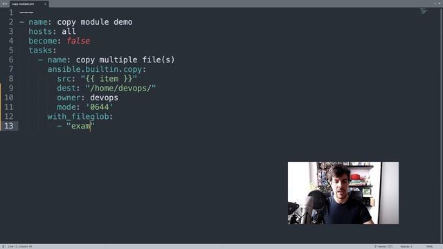 Copy Multiple Files - Ansible lookup plugin fileglob смотреть онлайн