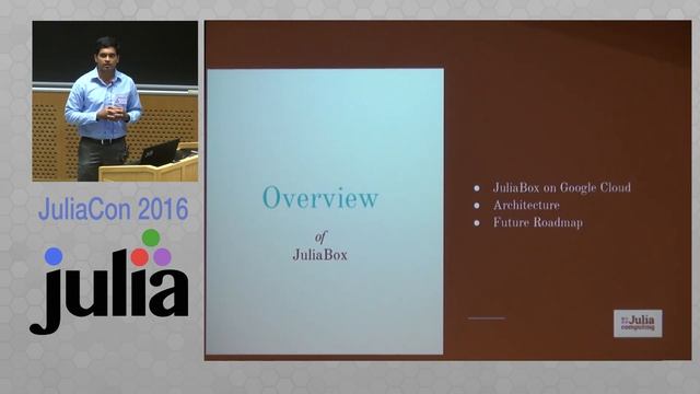 JuliaCon 2016 | Overview of the new JuliaBox | Nishanth Kottary смотреть онлайн