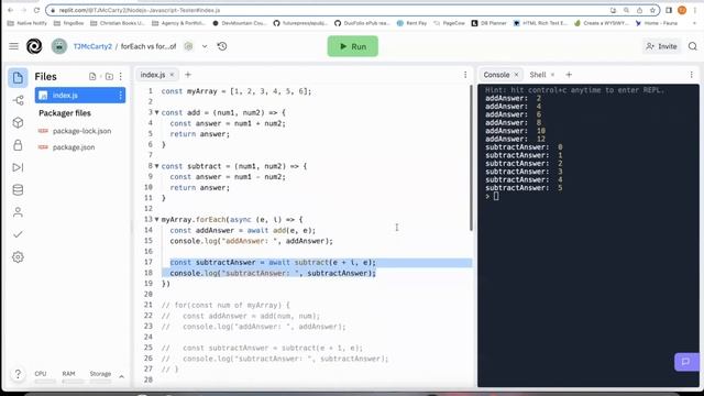 forEach Javascript - STOP USING IT! for Async Await Code | forEach vs for...of смотреть онлайн
