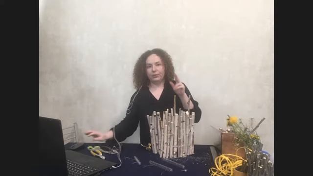 Урок по созданию флористического кашпо из веток в двух техниках. смотреть онлайн