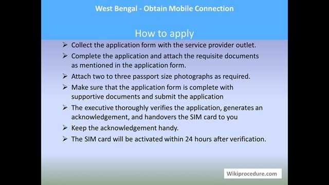 West Bengal - Obtain Mobile Connection смотреть онлайн