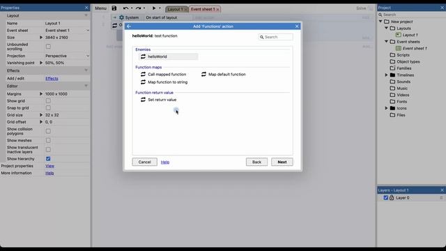 Functions (Функции) Теория | Урок №73 | Курс по Construct 3 | Разработка игр смотреть онлайн