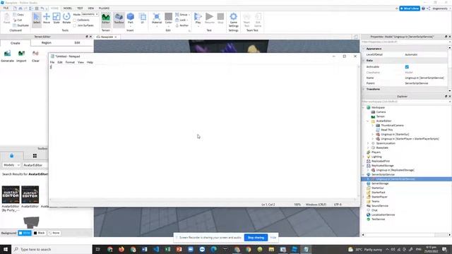 How to put an Avatar Editor on ur Roblox studio without scripting смотреть онлайн