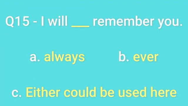EVER Vs NEVER  Gap Filling Test English MasterClass360p