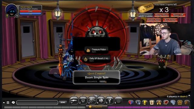 Spinning the Wheel of Doom 100 Times! LEGENDARY ITEM PULLS! AQW смотреть онлайн