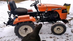 Доработки китайского минитрактора, трактора Кентавр Привод фрезы, натяжитель цепи. Фрезеровка целин