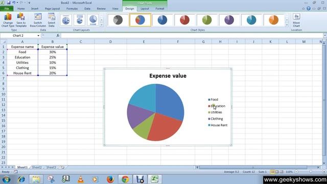 Microsoft Office Excel 2010 Create Pie Chart смотреть онлайн