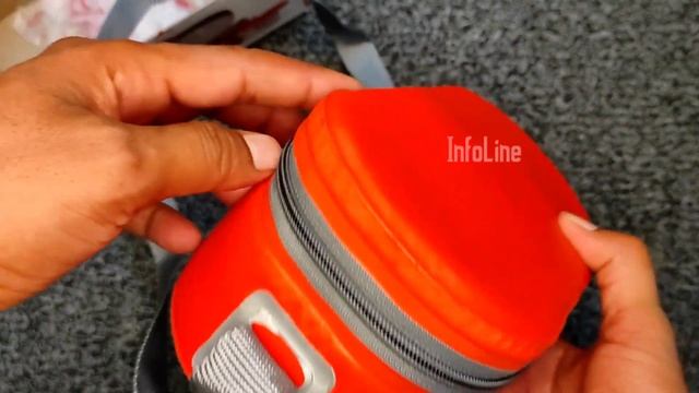 Milton Executive Lunch Box Soft Insulated Tiffin Box (2 SS Container,1 Microwave Safe Containe