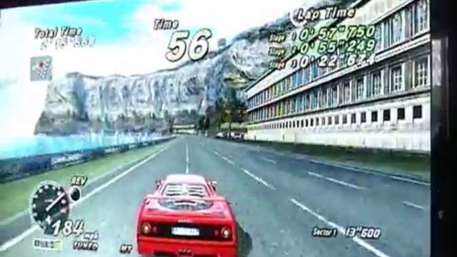 Outrun Online Arcade PS3. Time Attack MT Tuned Goal A Giant Statues 4.23.264 смотреть онлайн