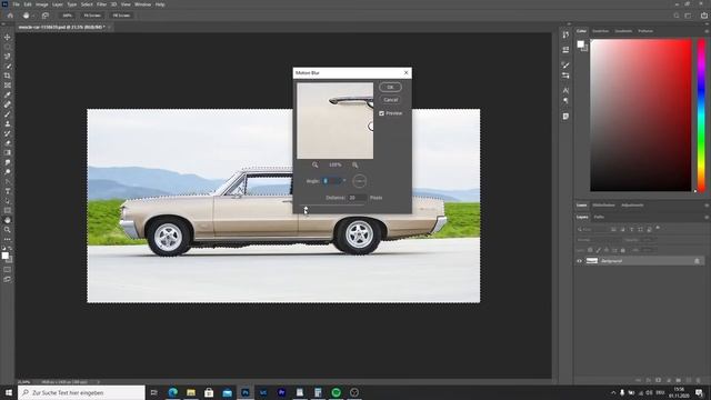 How to add motion blur to a stationary object in photoshop смотреть онлайн
