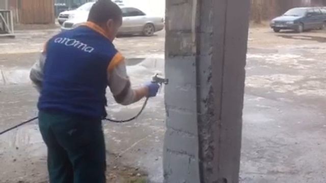 Нанесение полиуретанового покрыти SILOR XC