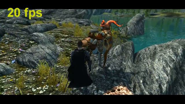 Skyrim 150+ mods Intel hd 4000 25fps Gameplay смотреть онлайн