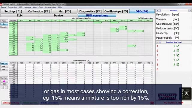 16. Optima: OBD - Correction from RPM | Autogas ALEX смотреть онлайн