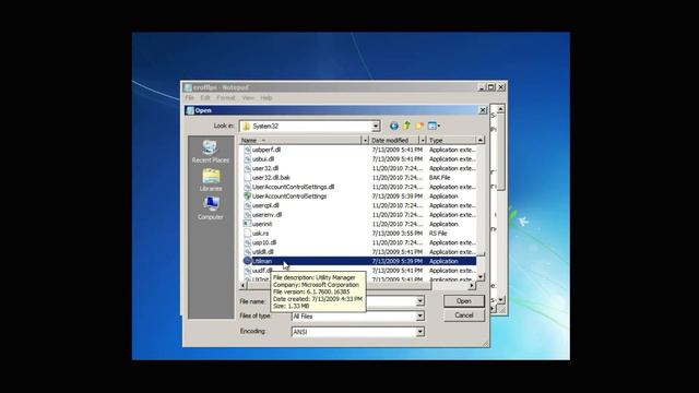 Resetting Windows 7 User Account Password without using any Software or Boot Media смотреть онлайн