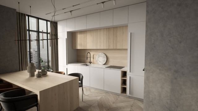 Walkthrough, Unreal Engine 5 Interior Project смотреть онлайн