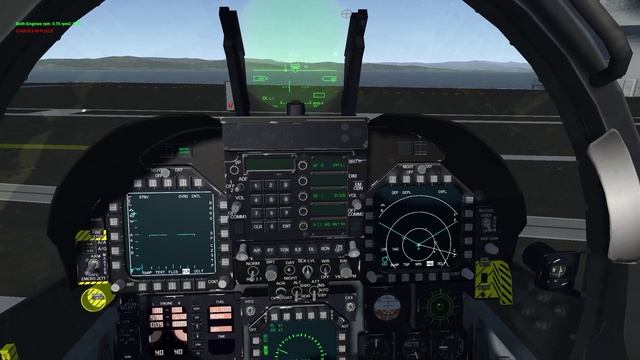 Falcon BMS 4.33: F/A-18C - Rampstart, Taxi, Takeoff, Landing tutorial смотреть онлайн