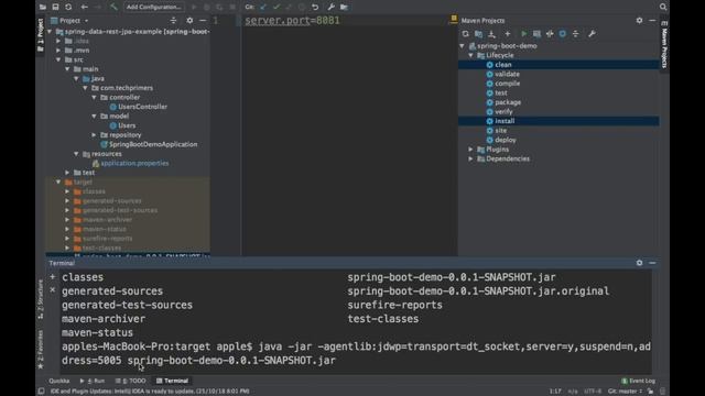 Remote Debugging using IntelliJ | Tech Primers смотреть онлайн