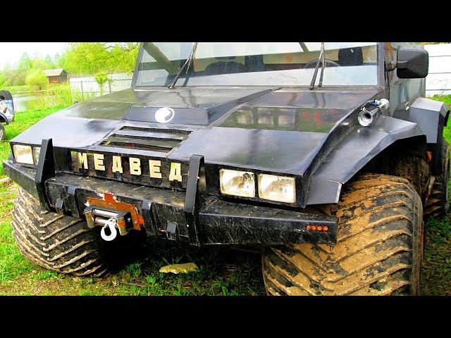 Хаммер по сравнению с НИМ просто маленькая машина, ооогромной вездеход Медведь смотреть онлайн