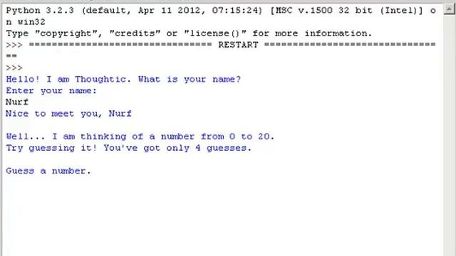 Python: Guess the Number Game смотреть онлайн