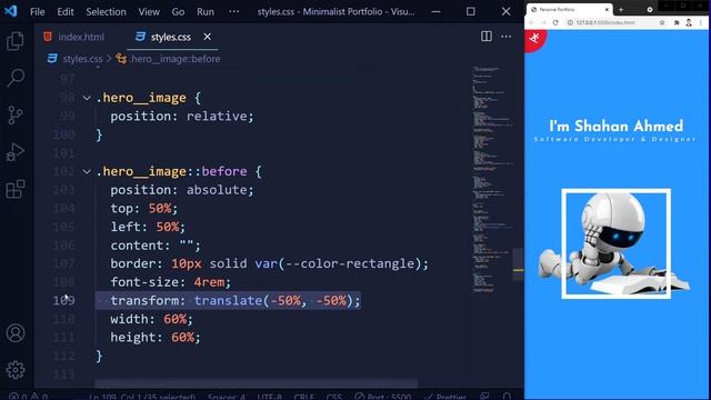 Complete Responsive Portfolio Website Using HTML CSS & JavaScript | Build a Portfolio from Scratch смотреть онлайн
