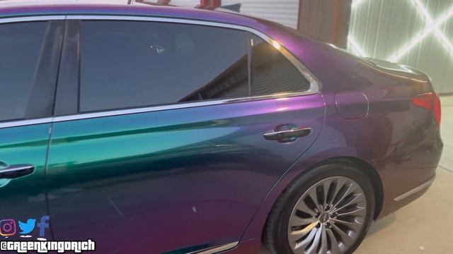 G90 Green Galaxy NEW COLOR! TeckWraps смотреть онлайн