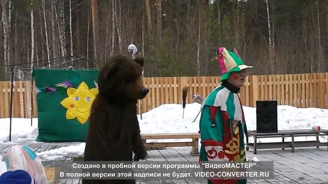 Скоморохи Марфа и Алешка, а также медведь на Масленице смотреть онлайн