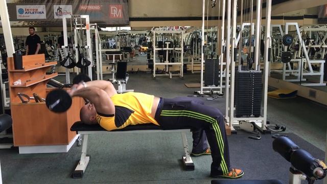 Французский жим со штангой лёжа смотреть онлайн