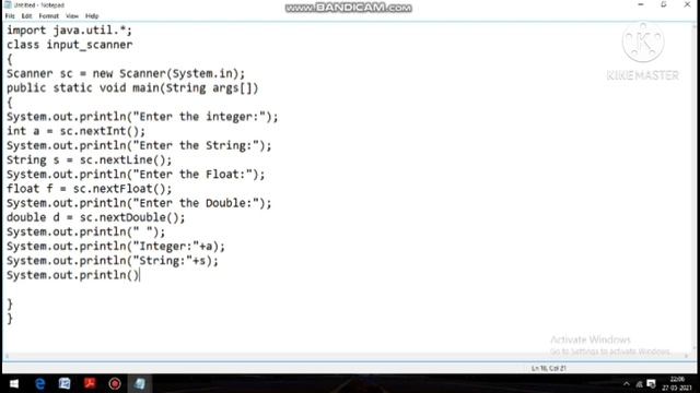 Taking input in java using Scanner Class! смотреть онлайн