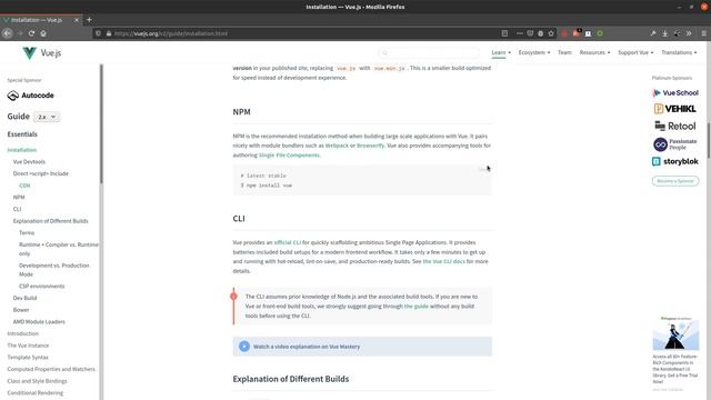 Úvod do VueJS - Instalace prostředí смотреть онлайн