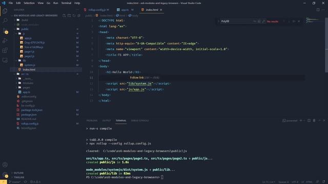 Bundling External Libraries (IE11 Promise Polyfill) - Create Frontend Build System #5 смотреть онлайн