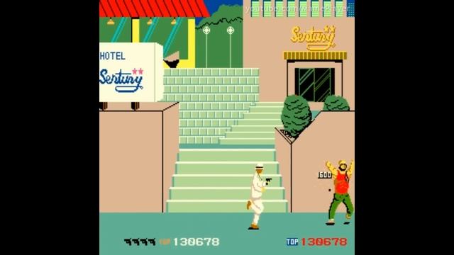 Shoot Out 1985 Data East Mame Retro Arcade Games смотреть онлайн