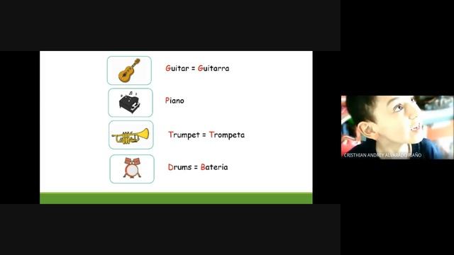 Inglés 3° Class 3, Musical Instruments 18 feb 2021 смотреть онлайн
