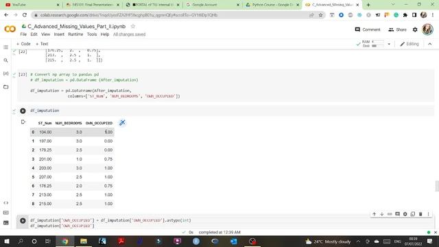 Sk-learn Impute Simple Imputer and KNN neighbor смотреть онлайн