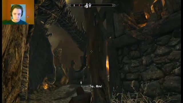 #1 The Elder Scrolls V: Skyrim; Побег от дракона смотреть онлайн