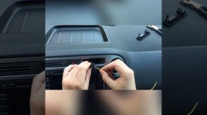 Замена рамки магнитолы Tiguan (Часть 1)