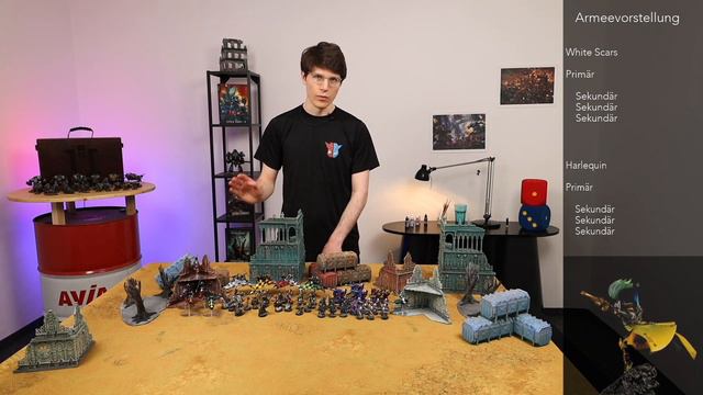 40K Battle Report – Armeevorstellung Harlequins und Craftworlds – WüBa Pur смотреть онлайн