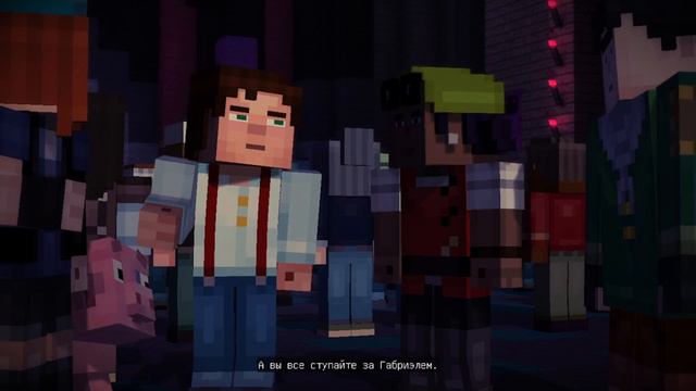прохождение игры Minecraft Story mode серия 1 смотреть онлайн