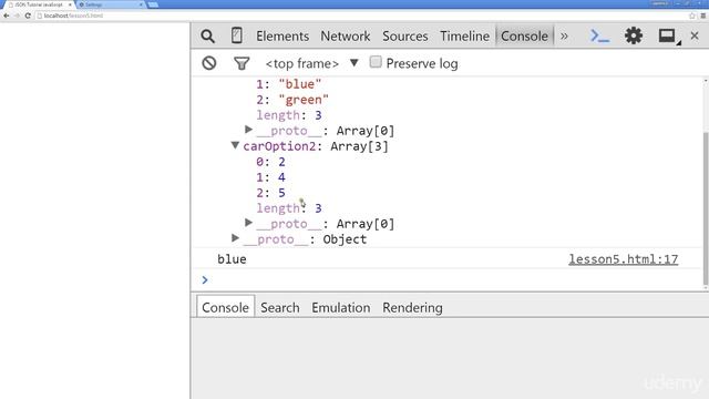 JSON arrays in Objects смотреть онлайн