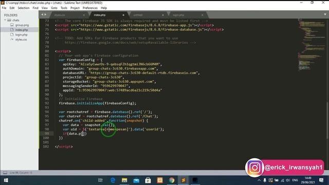 TUTORIAL APLIKASI FORUM GROUP DISKUSI DENGAN FIREBASE PART#2 - READ DATA FIREBASE REALTIME DATABASE смотреть онлайн