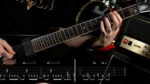 Как играть Megadeth на гитаре  | 5 крутых метал риффов! (Табы + Минус) #420bpm #megadeth #гитара