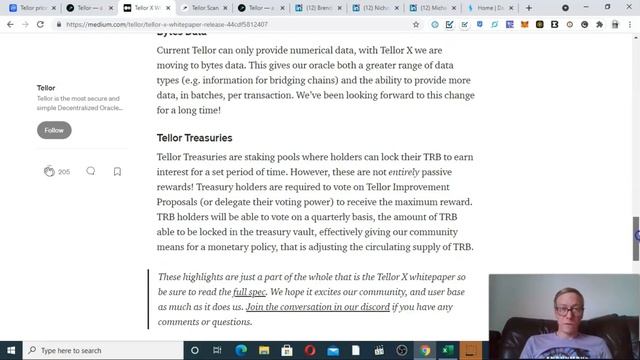 Tellor (TRB) is a beast of an oracle project with immense long term potential!!! смотреть онлайн
