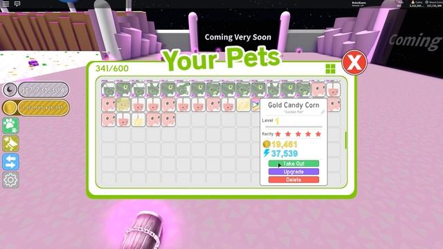 СИМУЛЯТОР ПИТОМЦЕВ ОТКРЫЛ 100 ЯИЦ TIER 15! ПОЙМАЛ РАДУЖНОГО ПИТОМЦА ROBLOX PET SIMULATOR смотреть онлайн