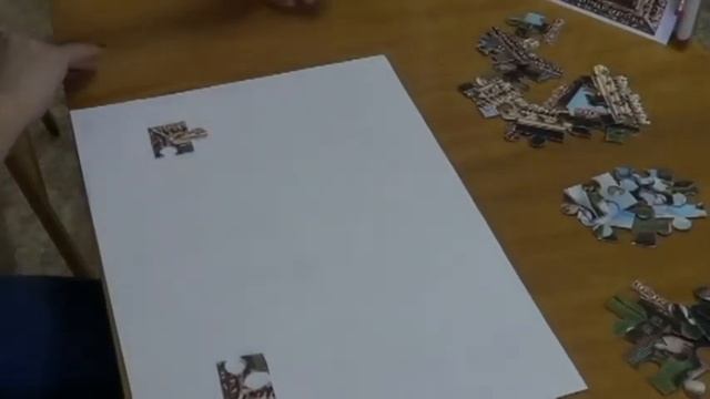 Видео урок Собираем из пазлов картину смотреть онлайн