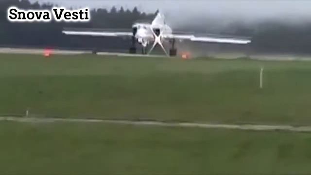 Видео сентябрьской аварии бомбардировщика Ту-22 М3 смотреть онлайн